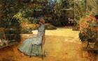 Sitting in a Cottage Garden
